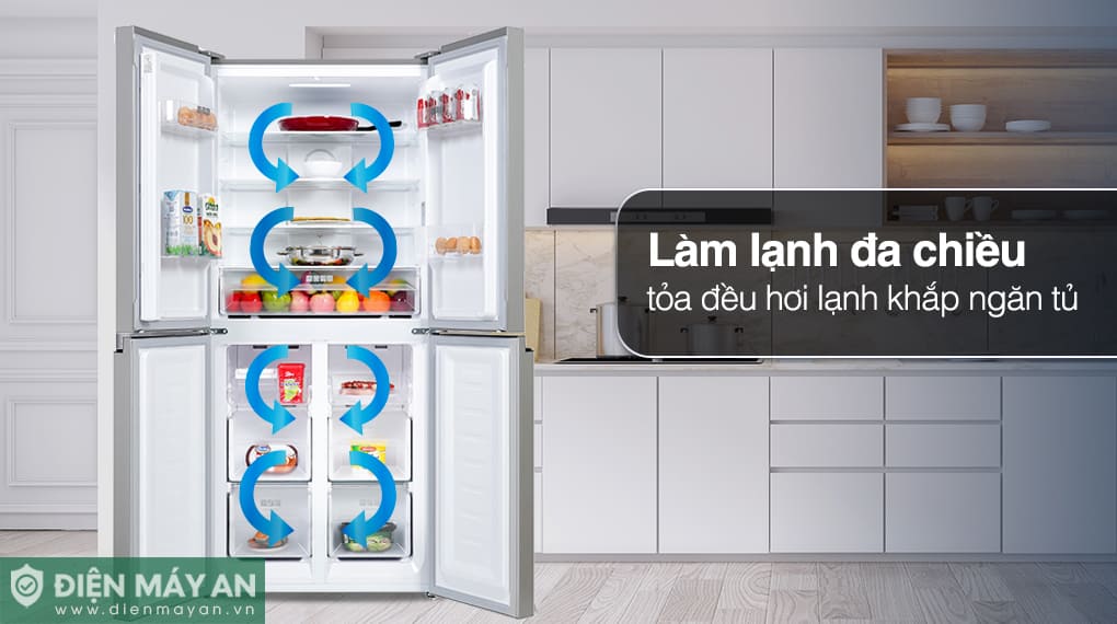 Tủ lạnh Sharp Inverter 362 lít Multi Door SJ-FX420VG-BK